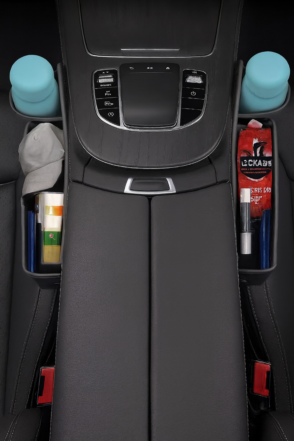 Car Gap Organizer – Keep Your Phone, Keys & Wallet Within Reach
 (Passenger Side)